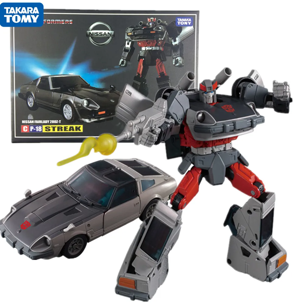 

Автомобильная Фигурка-трансформер TAKARA TOMY, металлическая часть MP18, экшн-фигурка, робот-трансформер