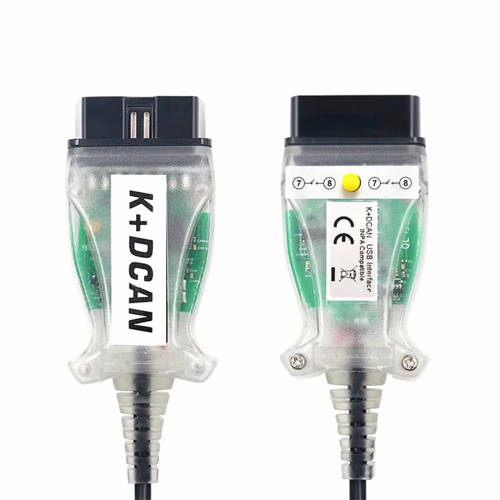 For BMW INPA K+DCAN FTDI Chip USB Diagnostic Interface With Switch New Design 20Pin OBD2 Cable Series Auto Tool | Автомобили и