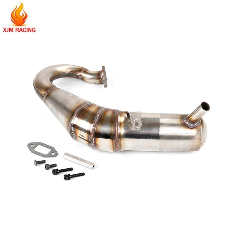 

Глушитель выхлопной трубы R2 (нержавеющая сталь) подходит для двигателей 23-45 куб. См для 1/5 Losi 5ive T Rofun Rovan Lt Kmx2 детали для радиоуправляемых автомобилей