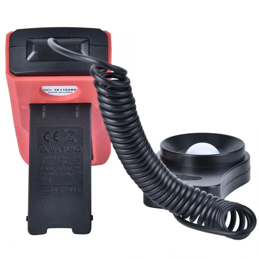 Ручной Высокоточный цифровой измеритель освещенности TA8131 люкс