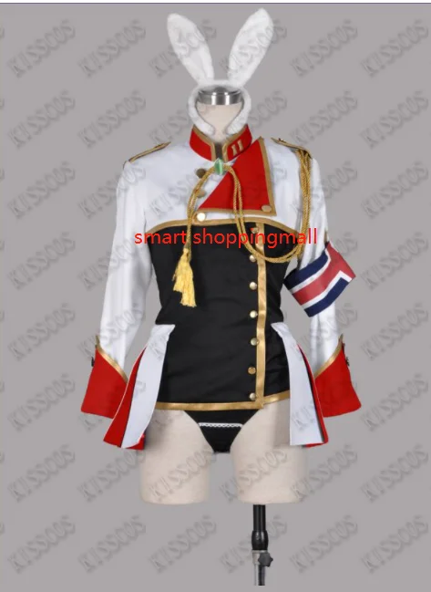 

Umineko No Naku Koro Ni фигурка Shesuta сестры армейский кролик девушка военная Униформа Хэллоуин Косплей Костюм