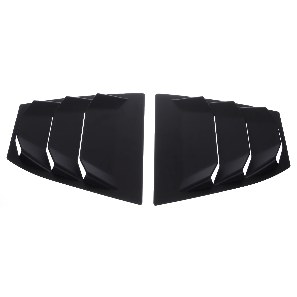 1 пара заднего четверти крышка Панель боковые окна жалюзи DIY Литье ABS Матовый