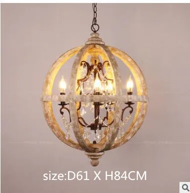 Французская люстра в стиле ретро хрустальная лампа для спальни детской комнаты