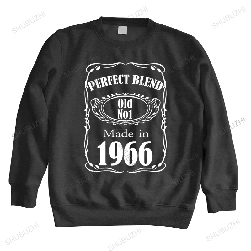 

Классические ретро толстовки с надписью PERFECT BLEND OLD NO1 MADI IN 1966, идея на День отца, фото для папы брата, одежда на день рождения