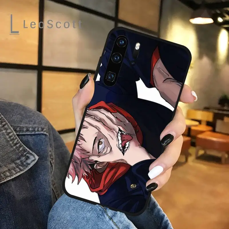 

Jujutsu Kaisen Anime Gojo Satoru Phone Case For Huawei honor Mate P 9 10 20 30 40 Pro 10i 7 8 a x Lite nova 5t