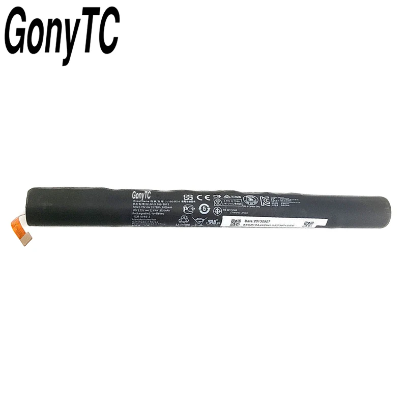 GONYTC L13D3E31 L13C3E31 Tablet Крышка батарейного отсека для LENOVO YOGA 10 &quotB8000 B8080 60046 60047 60063 B8000-F