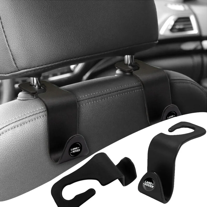 

1/2Pcs New Car Headrest Back Seat Hook Seat Hanger Vehicle Organizer Holder For Land Rover Discovery Range Rover Evpque Defender