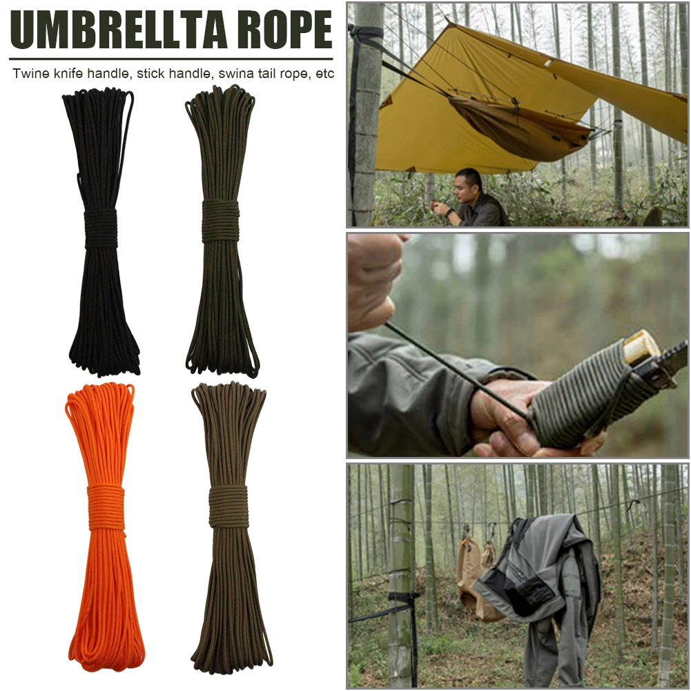 Многофункциональный уличный шнур для выживания Паракорд с 7 нитями 31 м