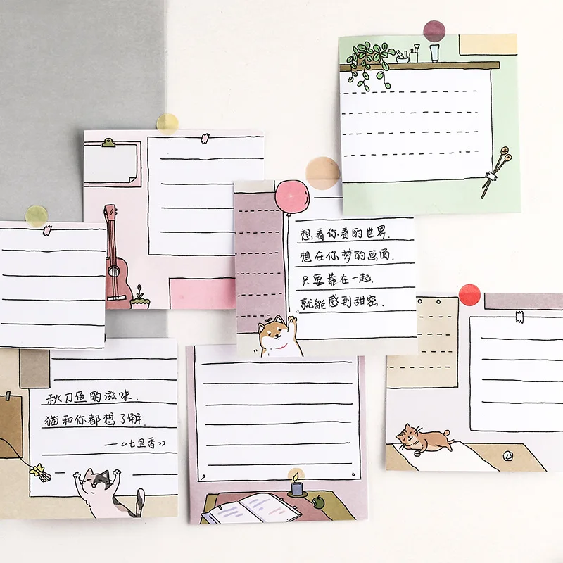 Mohamm 90 листов милый мультяшный блокнот для записей канцелярские принадлежности