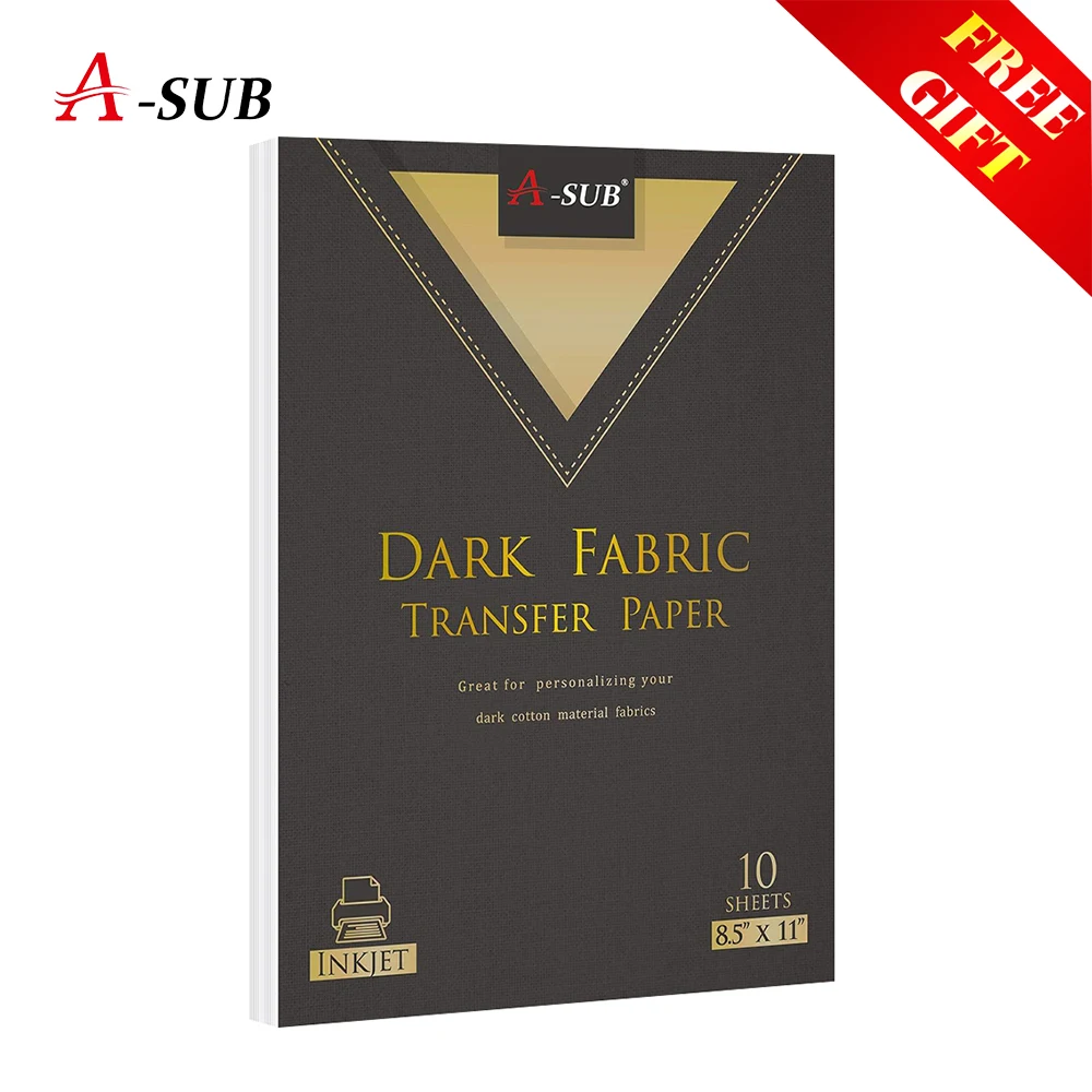 Фотобумага для ткани темного цвета 10 листов|Термотрансферная бумага| |