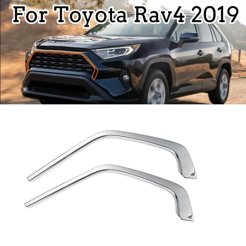 Автомобильная Хромированная передняя решетка Накладка декоративная накладка