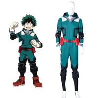 anime my hero academia boku no hero academia midoriya izuku deku cosplay costume battle suit men jumpsuit carnival full set