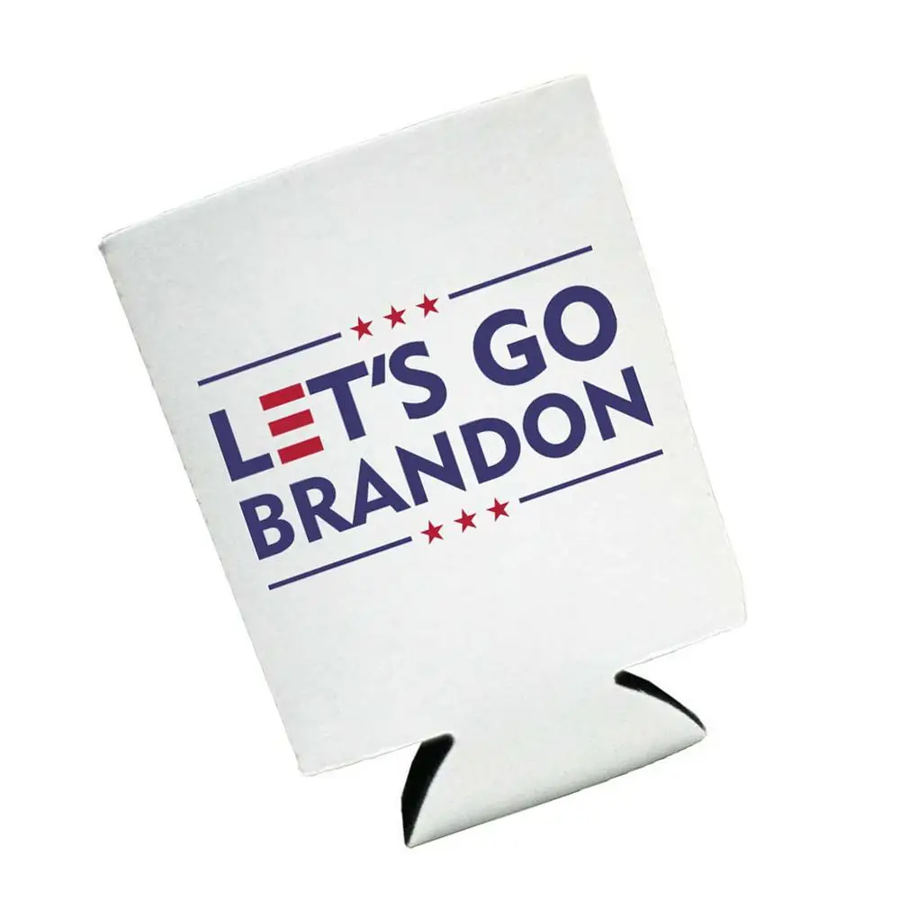 

Let's Go Brandon Can Cup Holder Anti-corrosion Not Easy To Fade Waterproof Cover Can Protective Cover According To Your Hobbies