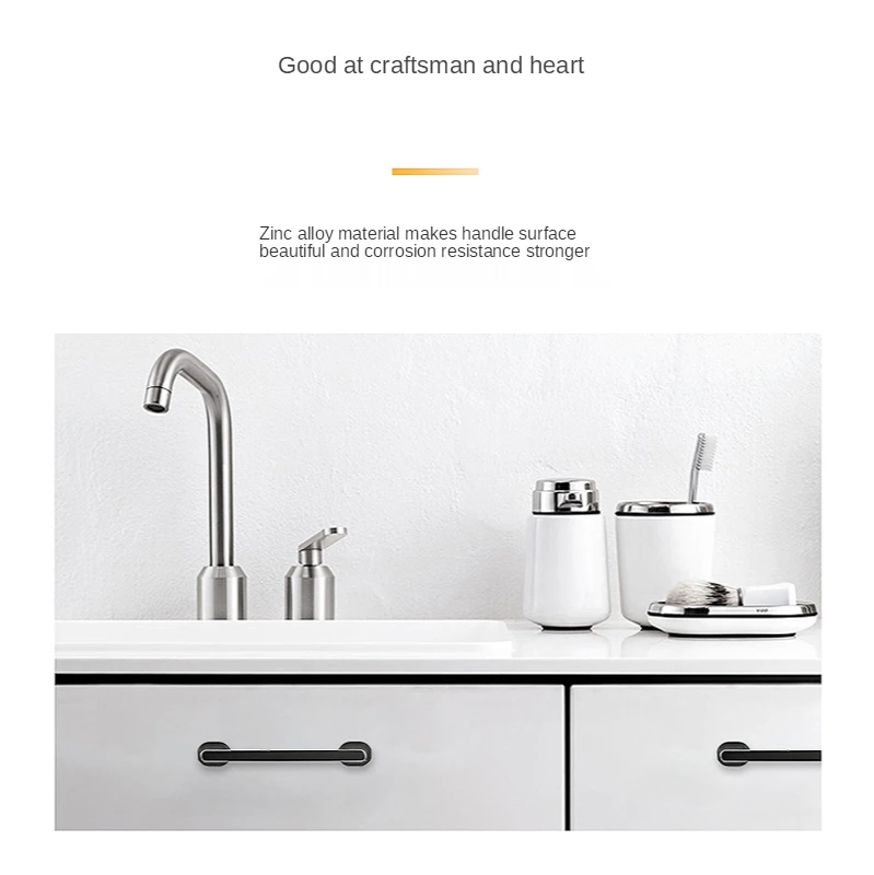 Ручки для мебели Muebles сплава цинка Кабинет современный минималистический