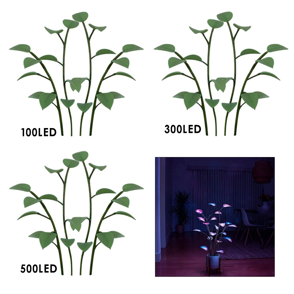 

USB Artificial Houseplant Night Light Bonsai Plant Branch Leaf LED Lamp