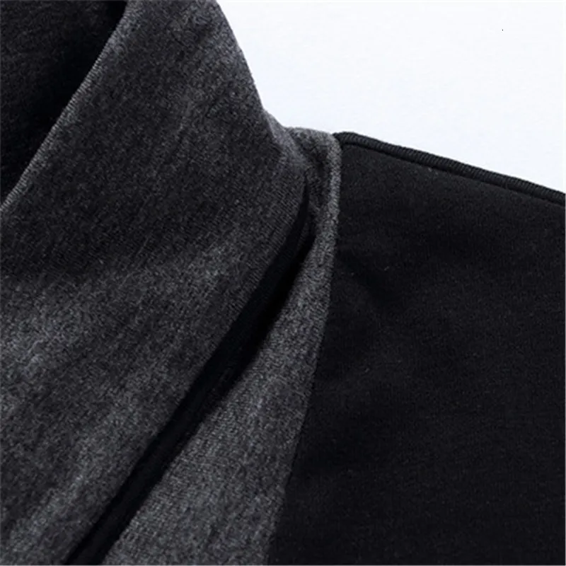 Футболки Heren Mode 2019 Nieuwe Lente Lange Mouw футболки Mannen Zwarte Knop Stand Kraag облегающие для фитнеса