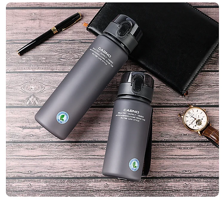 

Brand BPA Free Leak Proof Sports Water Bottle High Quality Tour Hiking Portable My Favorite Drink Bottles 400ml 560ml free