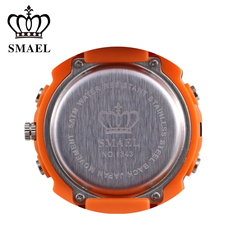 

SMAEL Fashion Children Sport Watches Waterproof Analoge LED Watch Digital Student Multifunctional Wristwatch Clock for Girl Boy