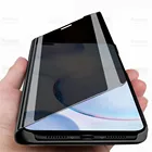 Умный зеркальный Магнитный флип-чехол для Honor 50 Lite Honor50 светильник On Xonor Honer Honar 50 Lite, противоударный чехол для телефона