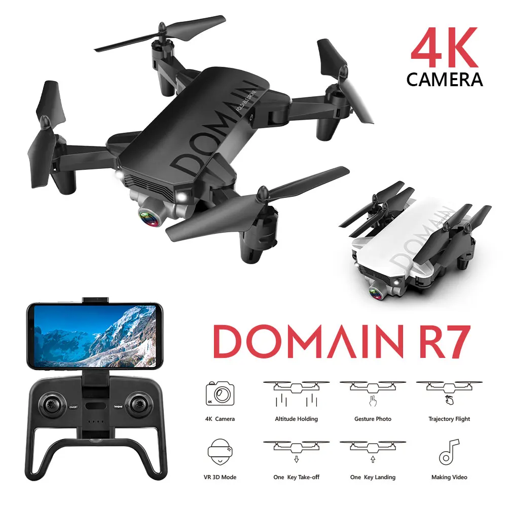 HD камера Drone 4k Профессиональный аэрофотосъемка широкоугольный самолет складной