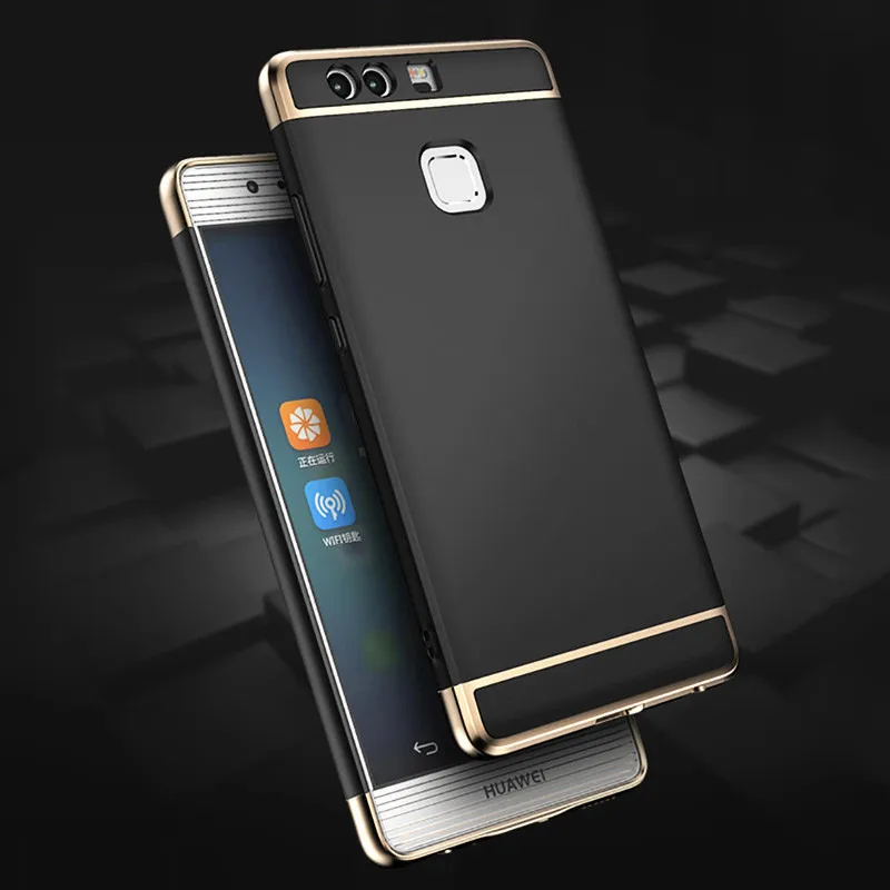 Чехол для Huawei P10 P9 Lite Plus 2017 P20 P30 Pro Luxury 3 в 1 тонкий жесткий чехол Mate 20 10 9 20X P Smart 2019|case