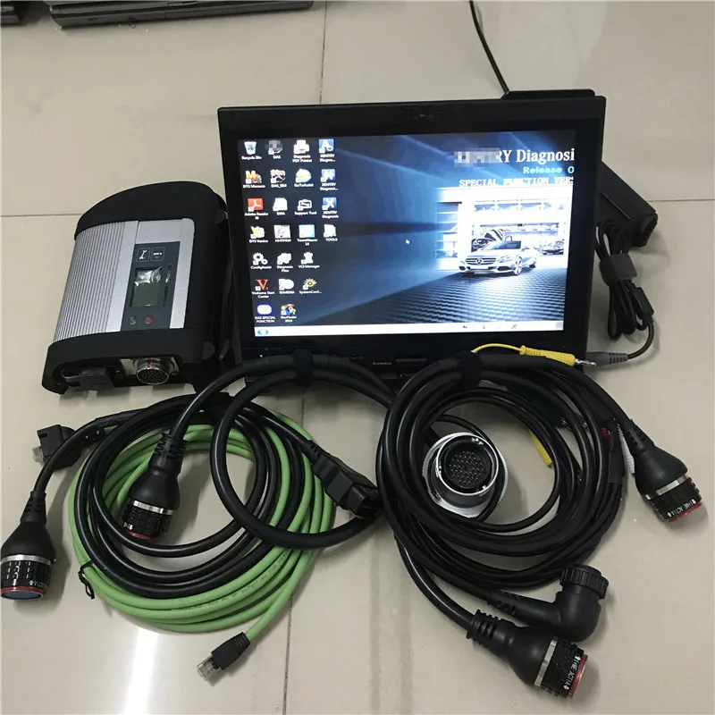 

MB Star C4 SD C4 with latest Software 2022.06V OBD2 Code Reader Used Laptop X200T tablet PC + 360GB SSD for Auto diagnosis Tool