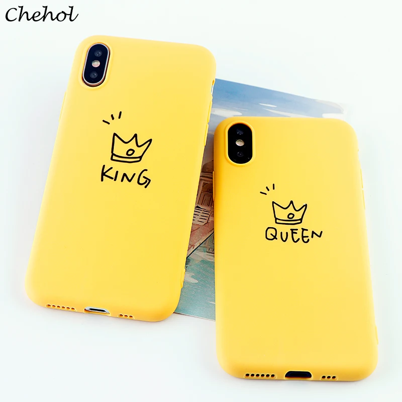 Модные чехлы для телефонов IPhone 11 Pro SE X XS MAX XR 8 7 6 S Plus чехол с короной мягкие