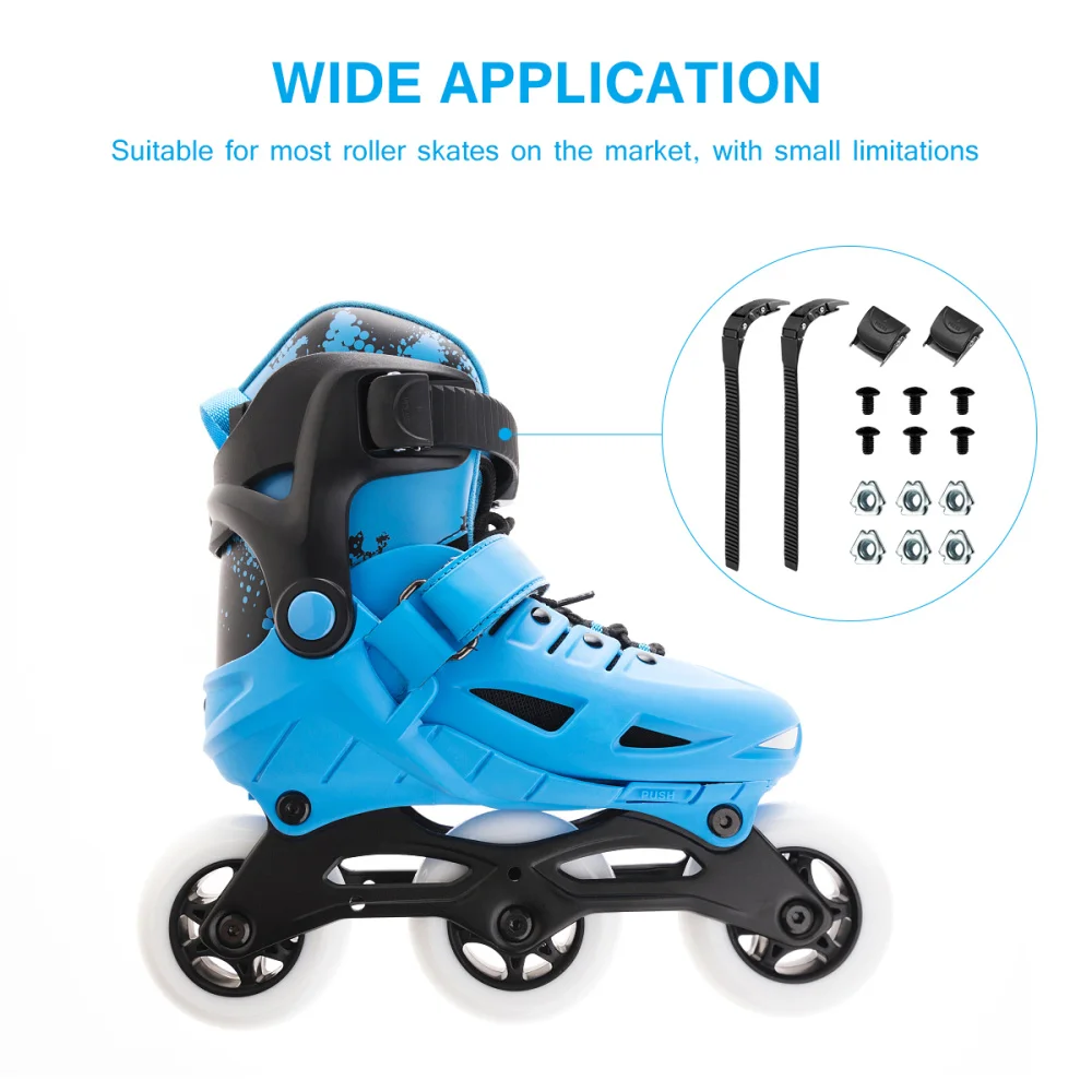 

LIOOBO 2 Set Universal Buckle Strap Set Accessories Roller Skates Use Buckle Strap Roller Shoes Supplies