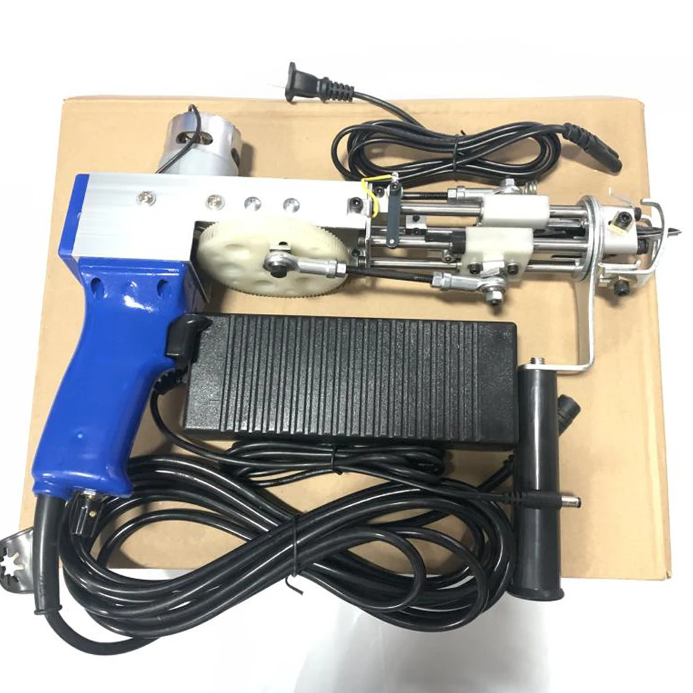 

Z40 110/220V Electric Hand Carpet Rug Tufting Gun Weaving Flocking Machines Loop Pile Cut Pile Knitting
