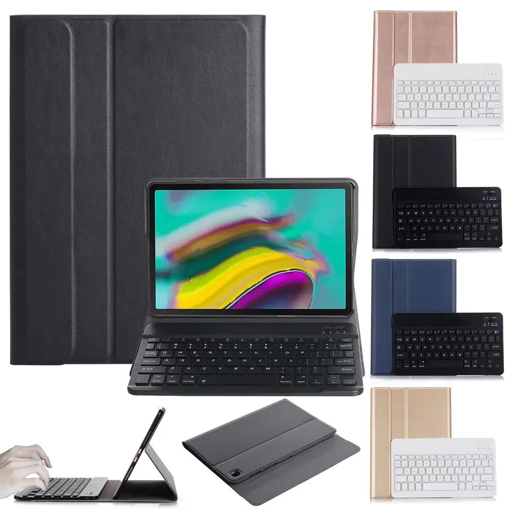 

Keyboard Case for Samsung Galaxy Tab A7 10.4 inch 2020 Case T505 T500 PU Leather Stand Cover with Wireless Bluetooth Keyboard