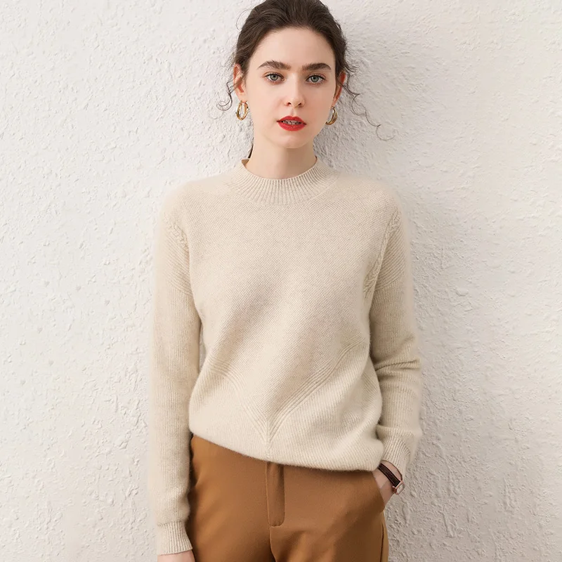 Осень и зима Новый Модный мягкий кашемировый свитер теплая Женская куртка 100%