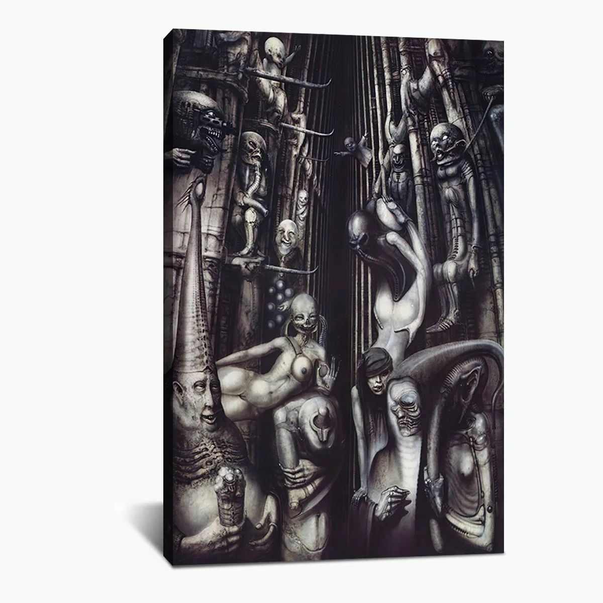 Модерн Х.Р. Гигер Алейстер Кроули постер на холсте живописи и печати для галереи картин и печатей на стене декор домашнего интерьера гостиной.