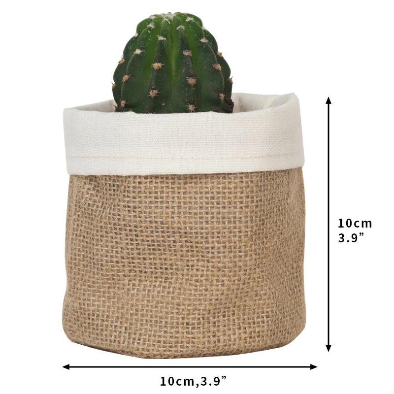 

Free Shipping Kraft Paper Flower Pot coats Office Creative Desktop Plant Bag Cosmetic storage bag Home Decoration Accessories