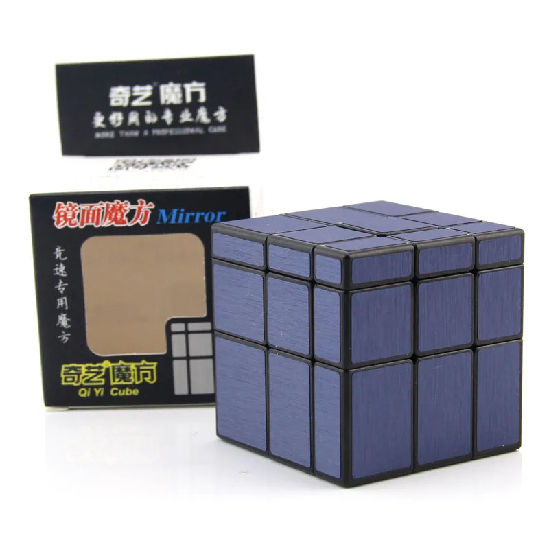 Кубический зеркальный кубик QiYi 3x3x3 волшебные кубики профессиональная игрушка