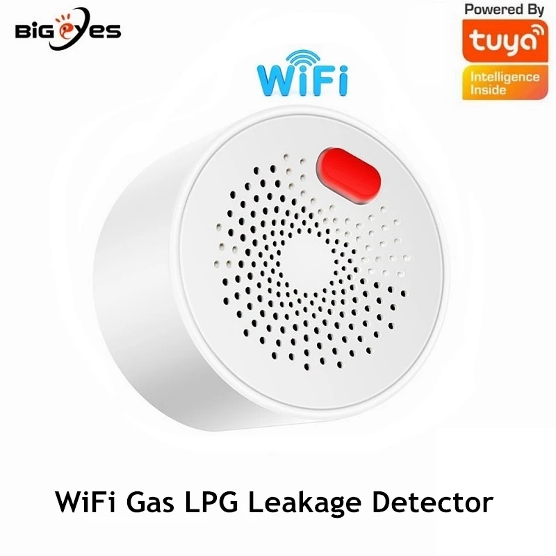 TUYA Wi Fi детектор газа AC220V беспроводной датчик утечки Smart Life APP система сигнализации