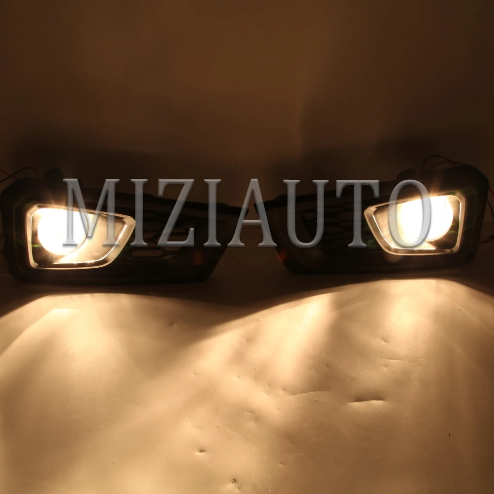 

Front Foglights For Honda AMAZE/BRIO 2019 2020 Headlights foglights cover frame wire switch Lamp Assembly