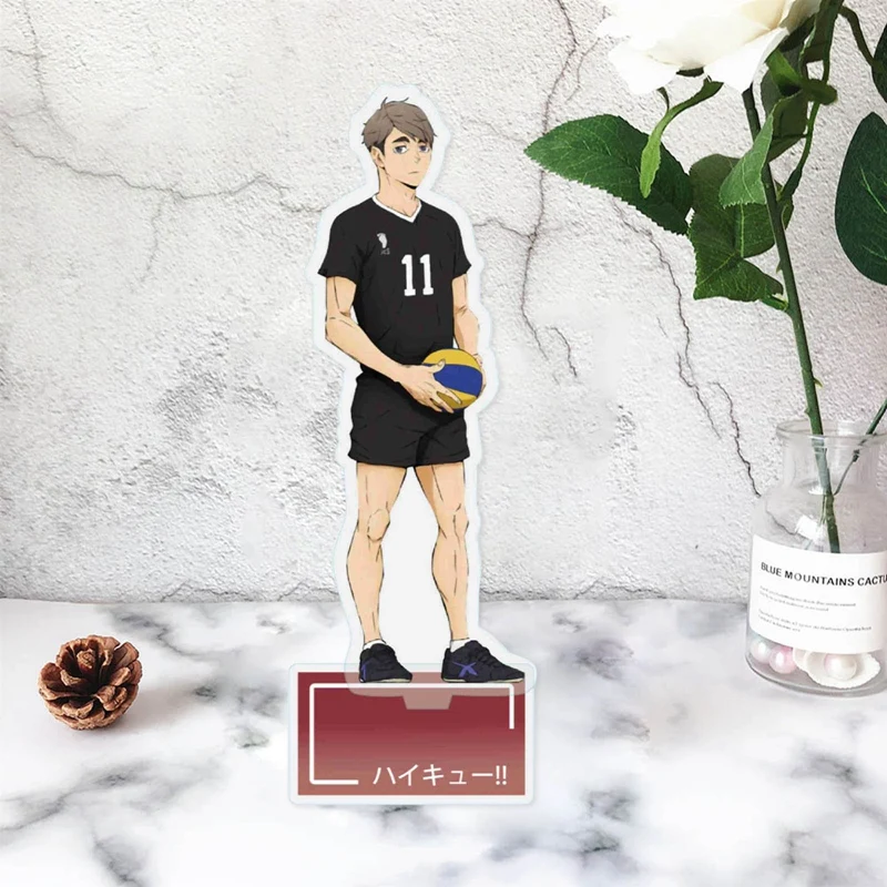 

15cm Haikyuu Hinata Kageyama Tsukishima Sugawara Family Acrylic Stand Figure Model Plate Holder Topper Anime Karasuno Xmas Gifts