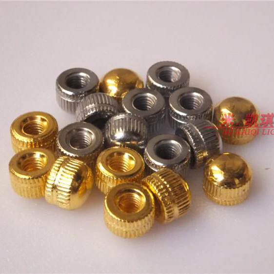 20 шт. M5 зубная внутренняя хромированная позолота цветы сайдинг Магний лысый