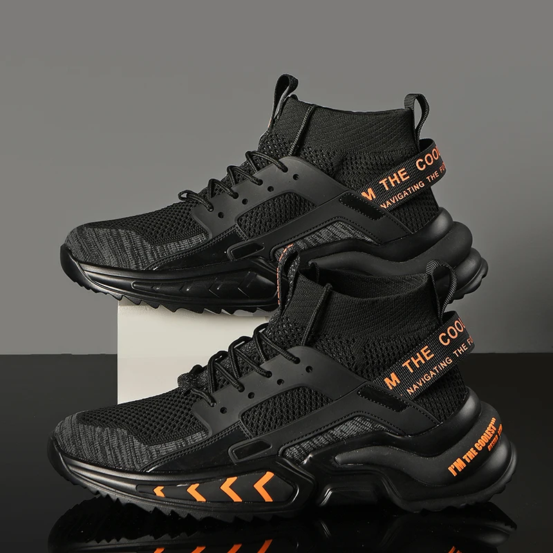 

Мужские кроссовки для бега Mountaineering, удобные дышащие мужские кроссовки, Повседневная Нескользящая и износостойкая спортивная обувь для бег...