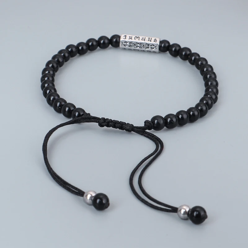 Браслеты с бусинами из тибетского буддизма и кокосовой ракушки для мужчин женщин