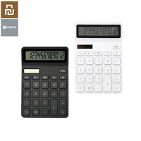 youpin lemo desktop calculator photoelectric dual drive 12 number display automatic shutdown for office finance