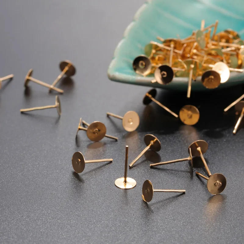 100 шт./лот сделай сам аксессуары из сплава для ювелирных изделий диаметр 4/5/6/8/10 мм