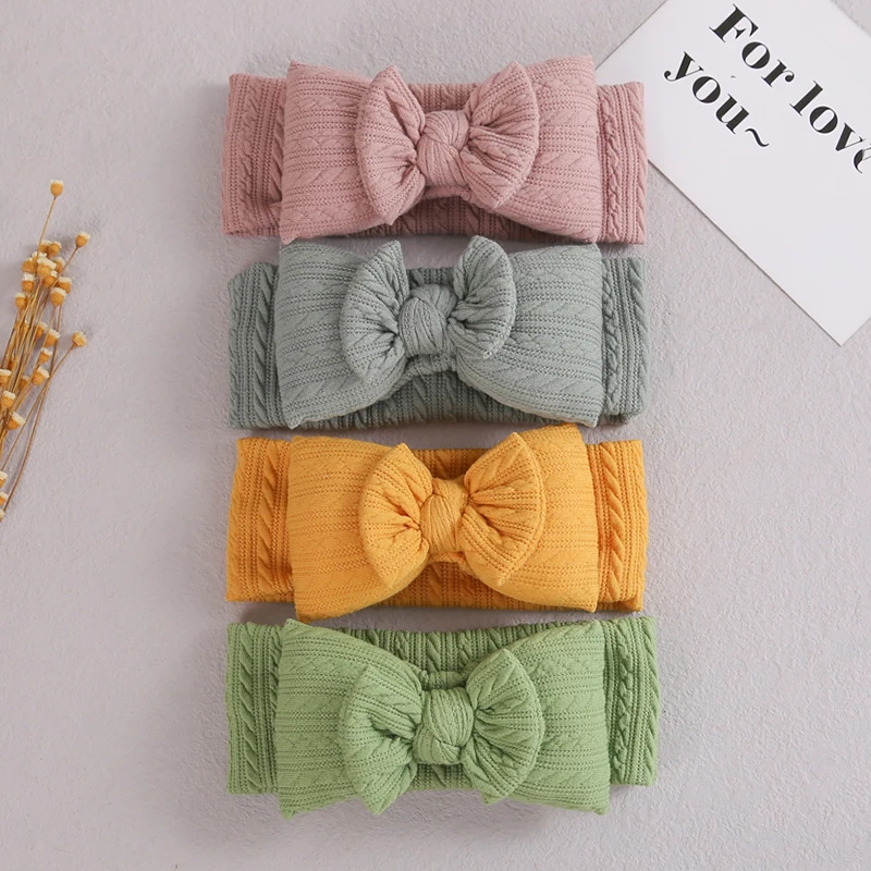 

Baby Headband Double Bows Turban For Child Girl Cotton Headbands Newborn Winter Hairband Cute Headwraps Infant Hair Accessories