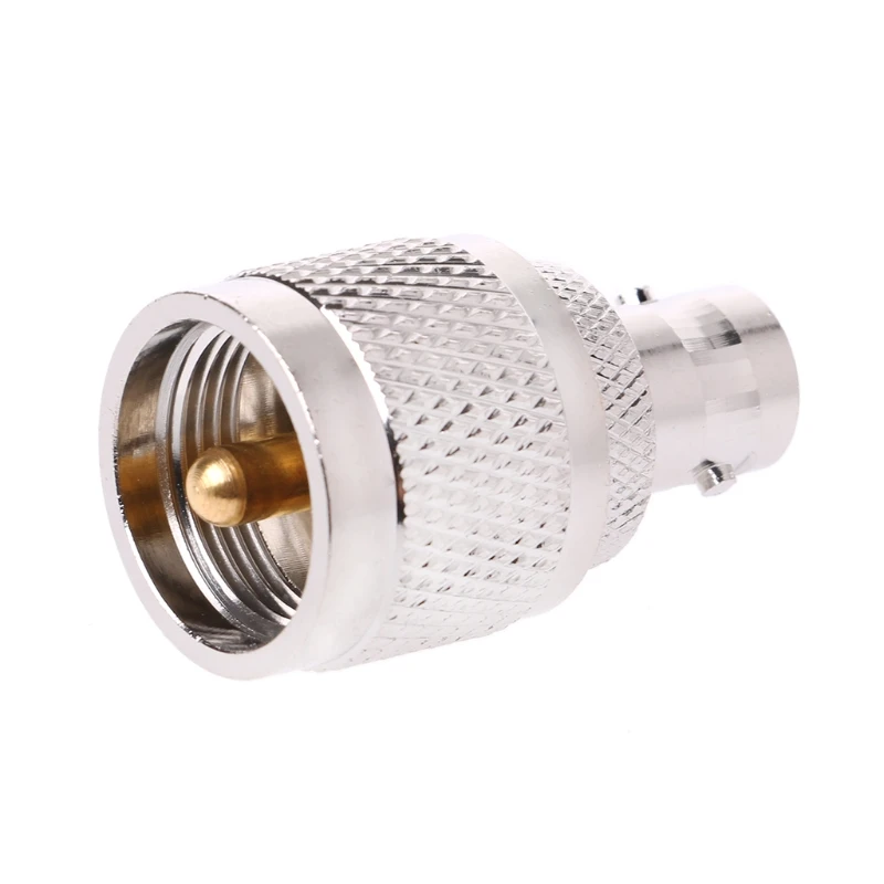 

Qianqian56 BNC-K Female Jack To UHF-J PL-259 Male Plug Straight RF Coax Adapter Connector