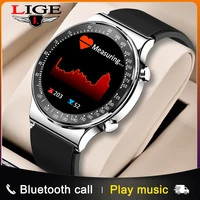 2021 new bluetoth call smart watch men full touch screen business man watch sport fitness heart rate monitor smartwatch for men