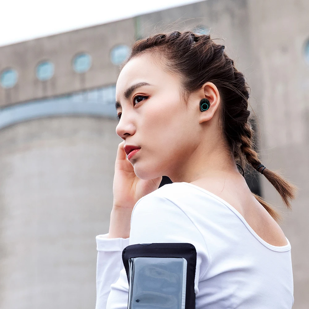 Newmsnr X9 TWS HD стерео наушники беспроводные наушники, bluetooth 5,0 IPX7 водонепроницаемый шумоподавление Голосовое управление