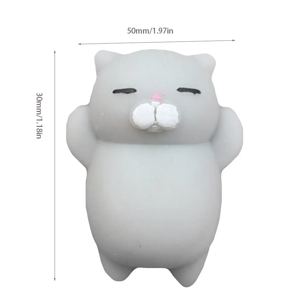 Звуконепроницаемая серая игрушка с изображением кота из мультфильма для