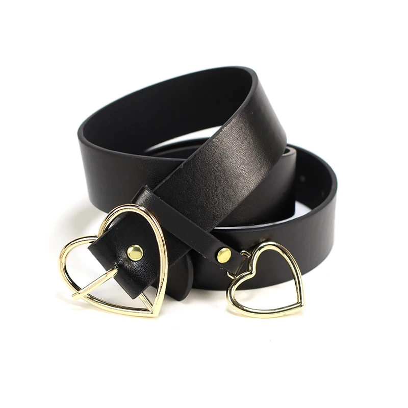 Классическое кольцо украшение в виде сердца пряжка женский ремень для джинсов