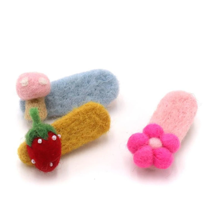 НОВЫЕ шпильки для волос в виде клубники ананаса искусственных цветов детская