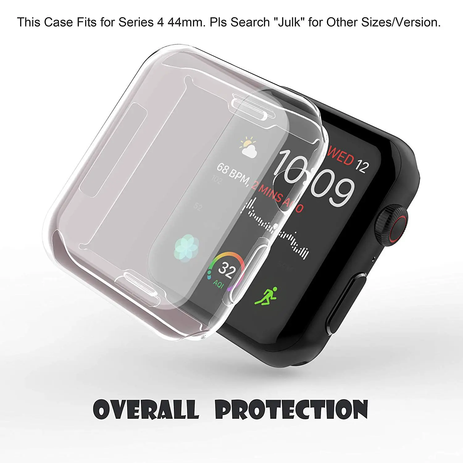 Чехол для Apple Watch Series 4 Sn Protector 44 мм новый iWatch Общий защитный чехол из ТПУ HD